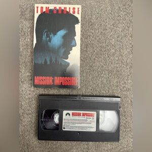 Vintage VHS Mission: Impossible 1996 Tom Cruise